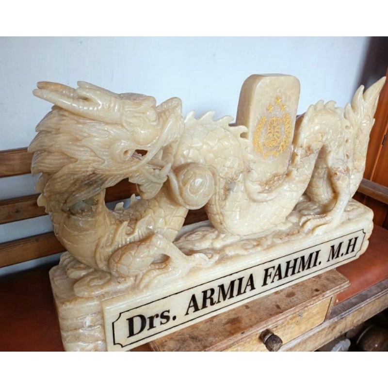 Papan Nama Onyx Model Naga