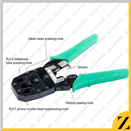 Tang Crimping Tolls 3 Lubang / Tang Krimping Tools RJ 45 / Crimping Tools RJ11 &amp; RJ45