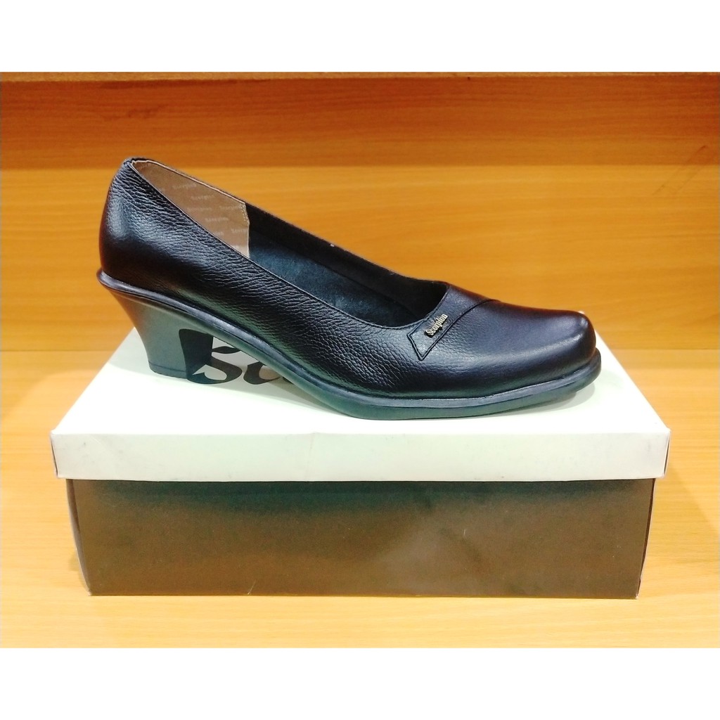 Scorpion 081804 Sepatu Pantofel Kulit Kerja Wanita Terlaris