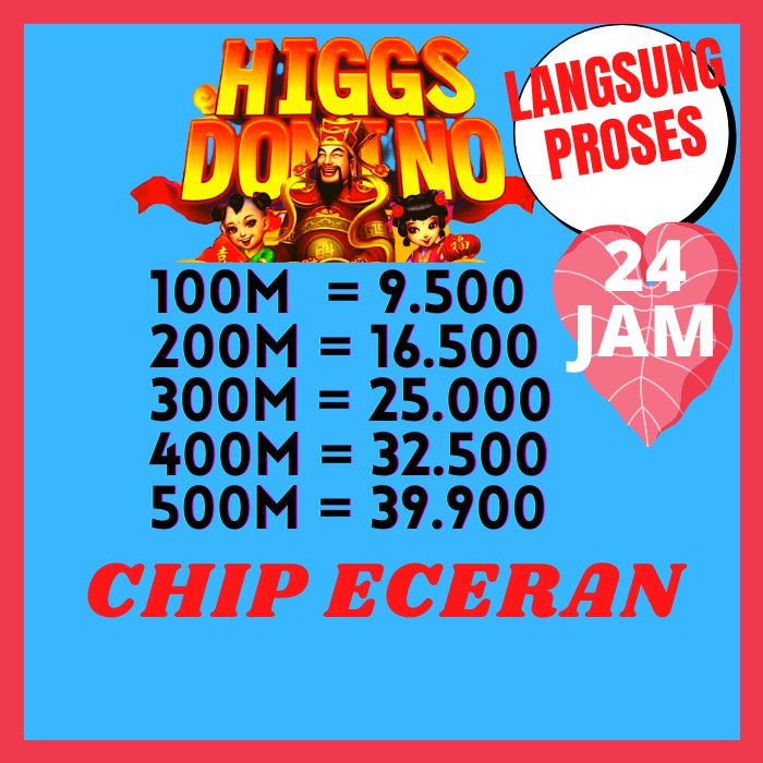 Koin domino murah - Chip domino higgs island - Chip murah - Chip koin