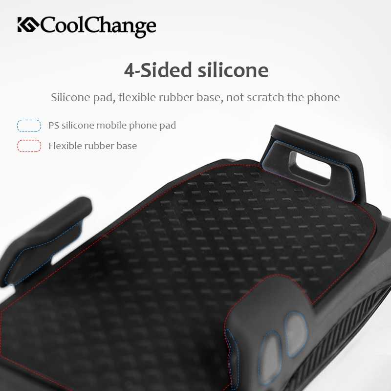 CoolChange Lampu Depan Sepeda Phone Holder Power Bank 400 Lumens - FY-319