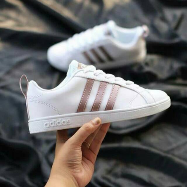 adidas advantage rose gold