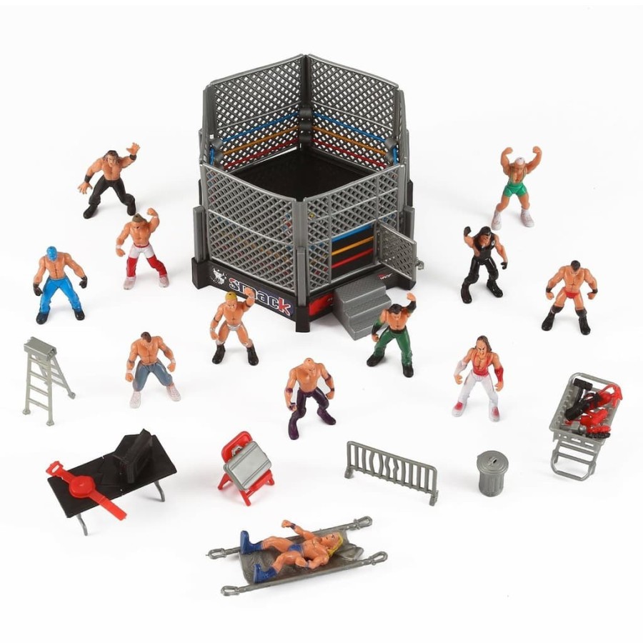 miniatur wrestling arena playset wrestle mania royal rumble