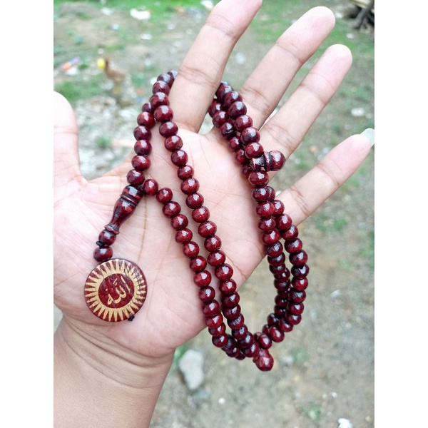 Kalung Tasbih kayu ukir lafadz allah tasbih kayu murah tasbih walikukun tasbih souvenir tasbih 99