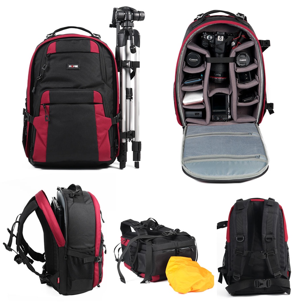 Tas Ransel Kamera Dslr Laptop Mome Maxima | Shopee Indonesia