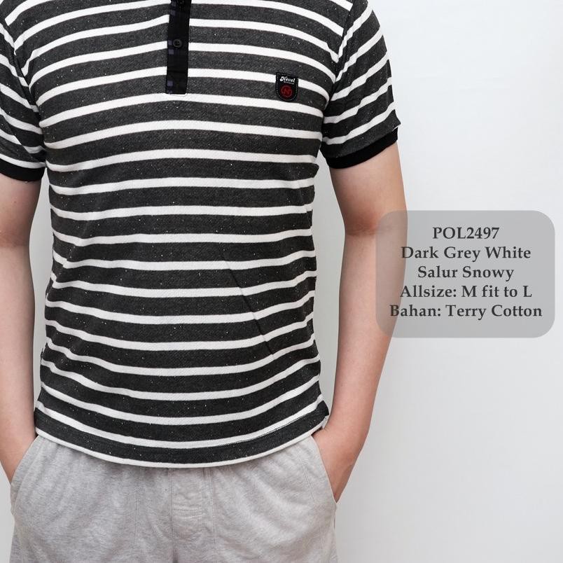 MBR 901 Kaos  Berkerah  Pria  Polo Shirt Cowok 2497 