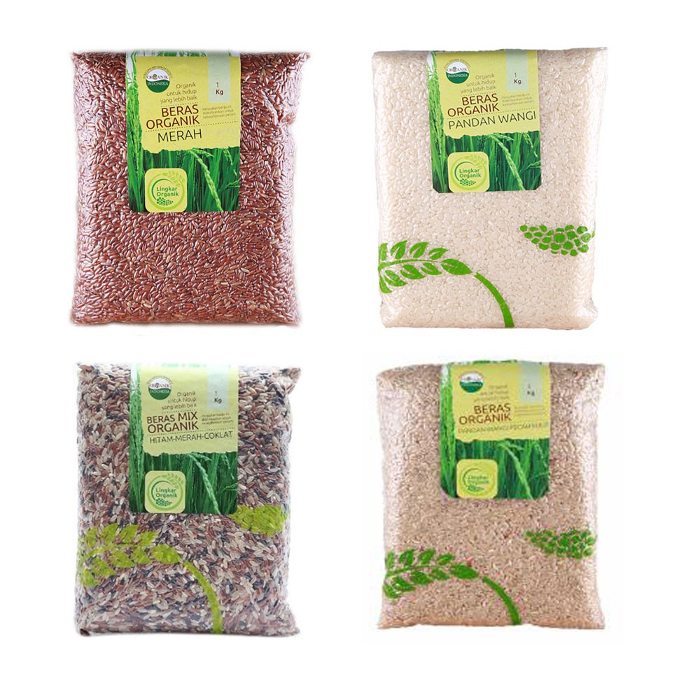 

SC03 LINGKAR ORGANIK 1 KG Beras Organic 1 Kg Pandan Wangi Putih/Merah/Hitam