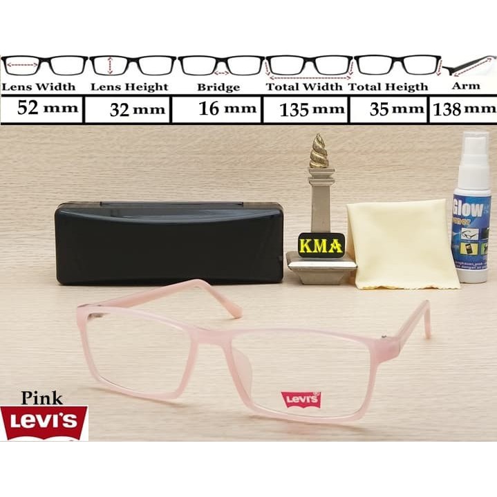 Kacamata LEVIS frame kacamata levis kacamata minus frame kotak levis