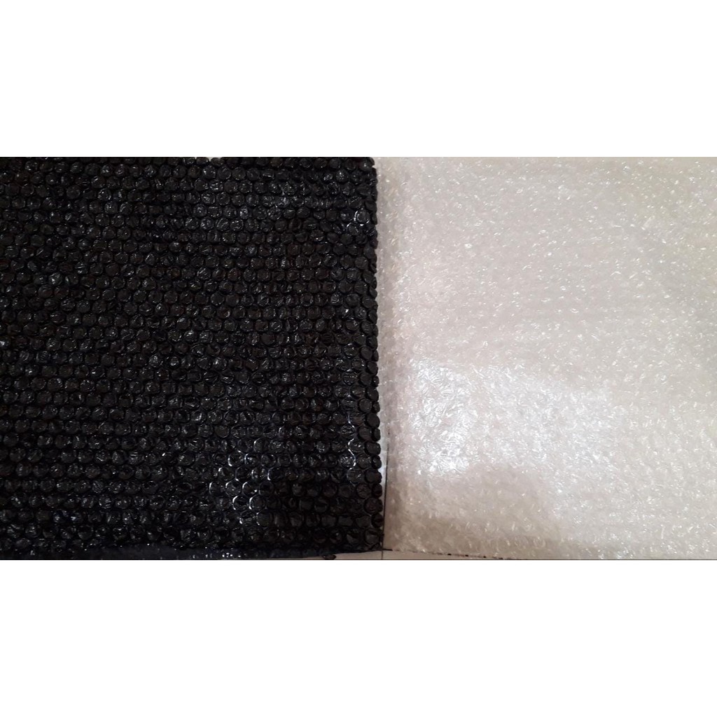 

Bubblewrap 1.25 x1m hitam dan putih.