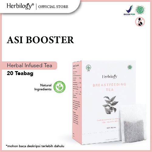 Herbilogy Breastfeeding Tea | Teh Herbal Untuk Melancarkan Asi  BPOM 20 Pcs/Box