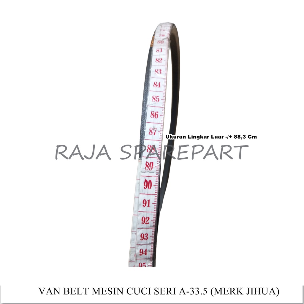 Vanbelt Mesin Cuci/Linden Seri Desimal Ukuran A33,5