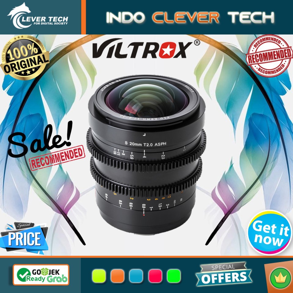 Viltrox S 20mm T2.0 Cine Lens for Panasonic/Leica L-Mount