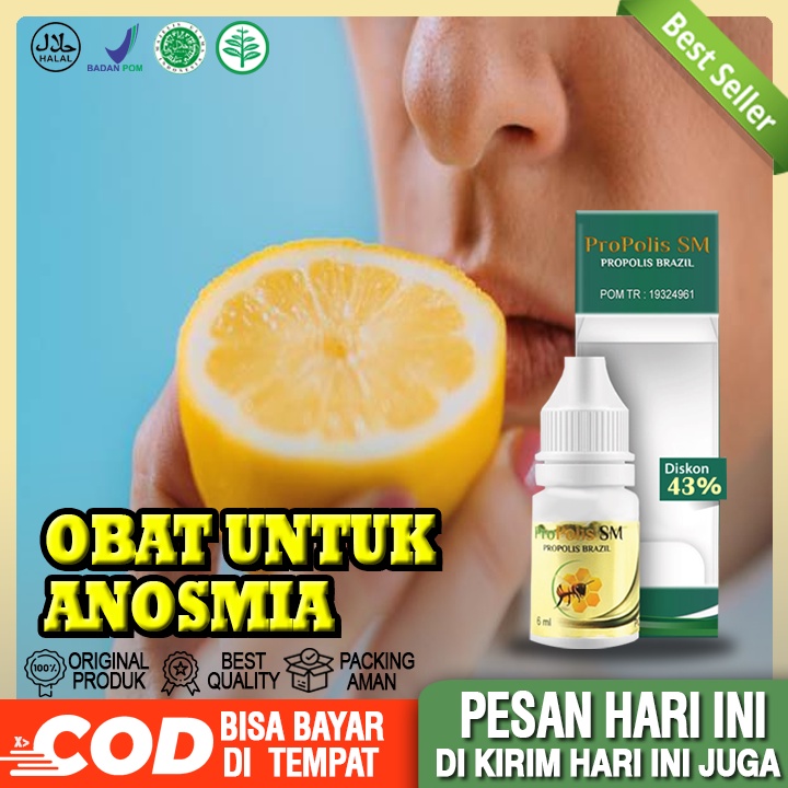 Obat Anosmia, Tidak Bisa Mencium Bau, Hilang Indra Penciuman,Tidak Bisa Mencium Bau