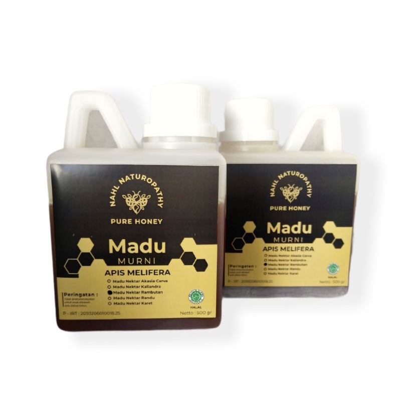 

Madu Murni 100% Madu Rambutan 1/2 Kg (500gr) Apis Melifera/Madu Asli/Madu Hutan/Madu Sarang