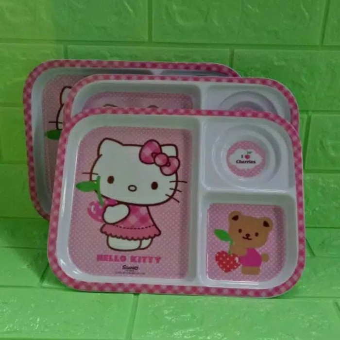 piring baby segi hello kitty sweet cherry
