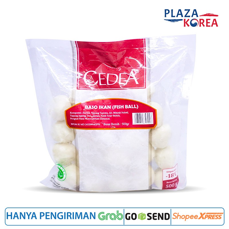 

CEDEA BASO IKAN BESAR 500 GRAM - FISH BALL SEAFOOD FROZEN