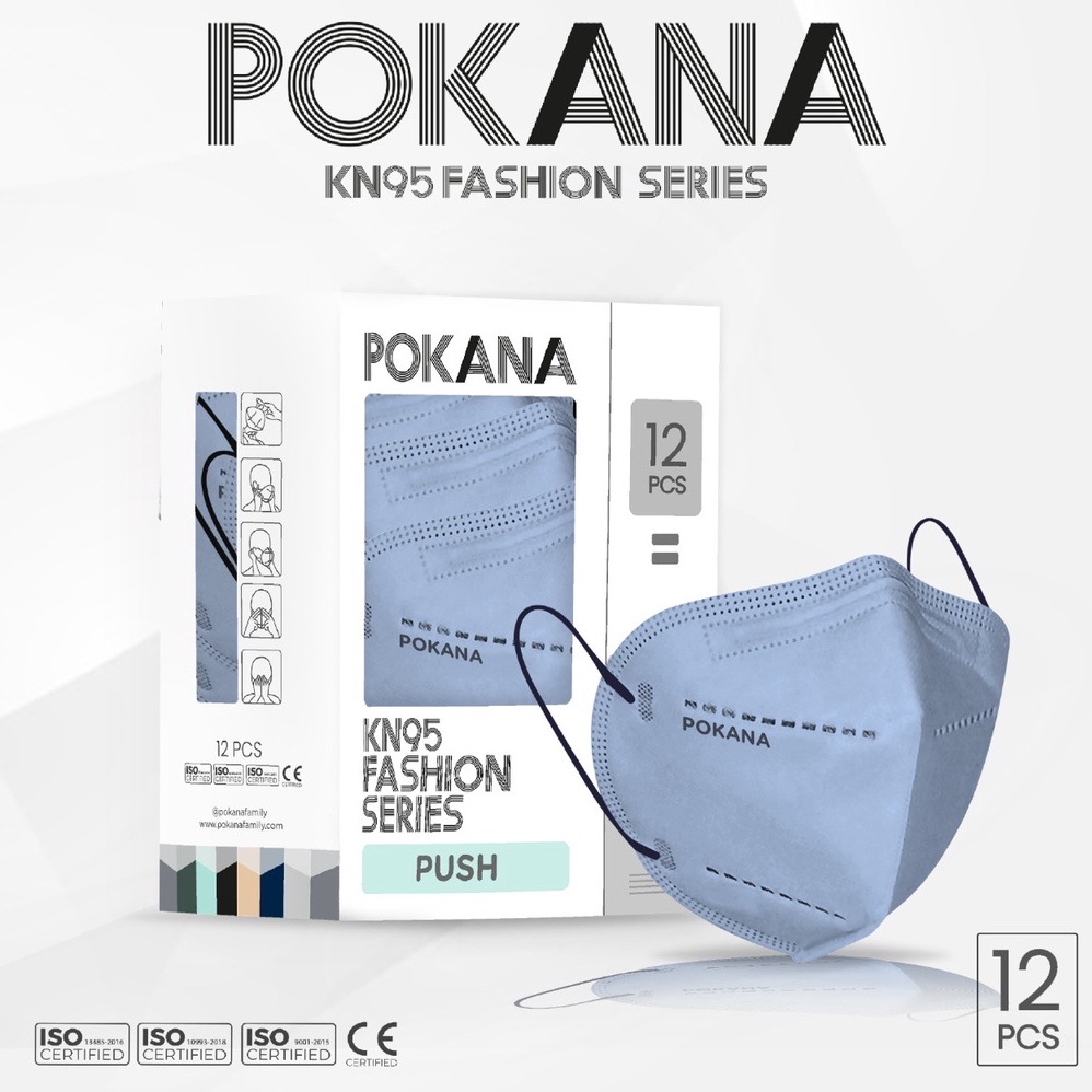 Masker Pokana KN95 Fashion Series (Adult) #006