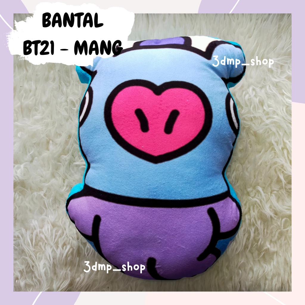 Bantal Boneka BTS TINY TAN MIC DROP JIMIN JUNGKOOK V TAEHYUNG JIN JHOPE SUGA RAPMONSTER RM