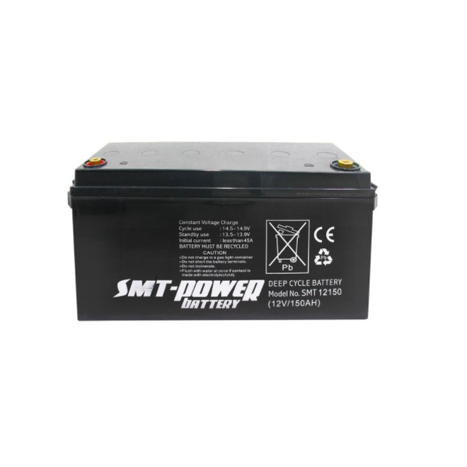 SMT BATTERY DEEP CYCLE SOLAR PANEL AKI VRLA 12V 150AH