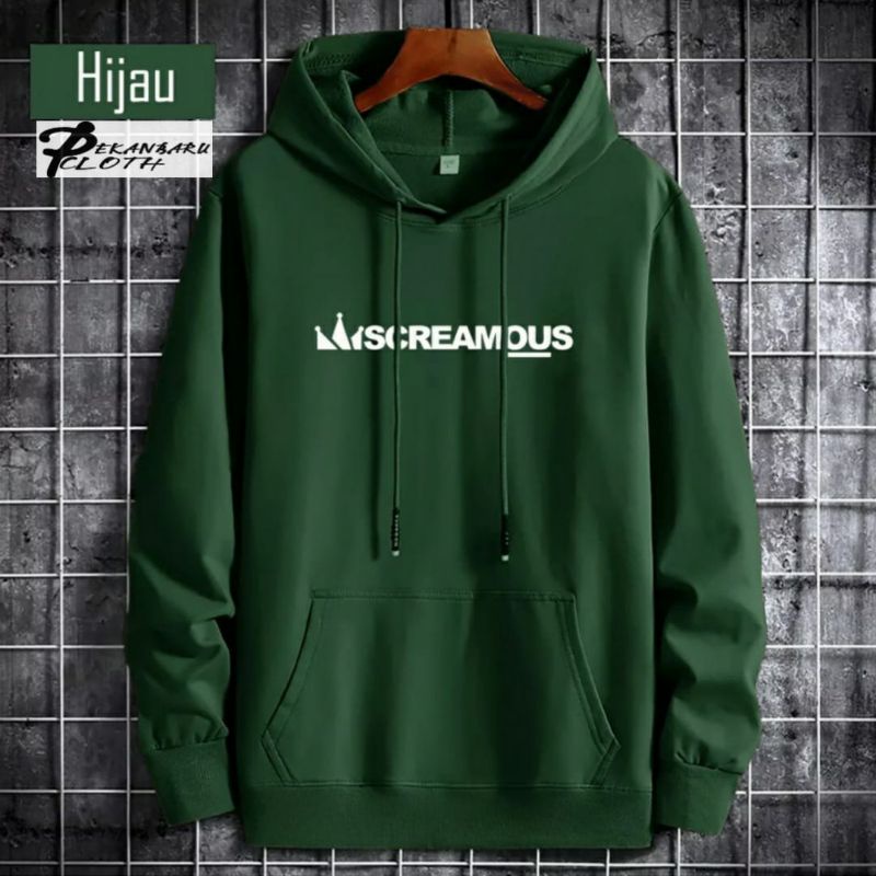SWEATER HOODIE PRIA/WANITA/HOODIE PREMIUM ORIGINAL/LOGO SCREAMOUS