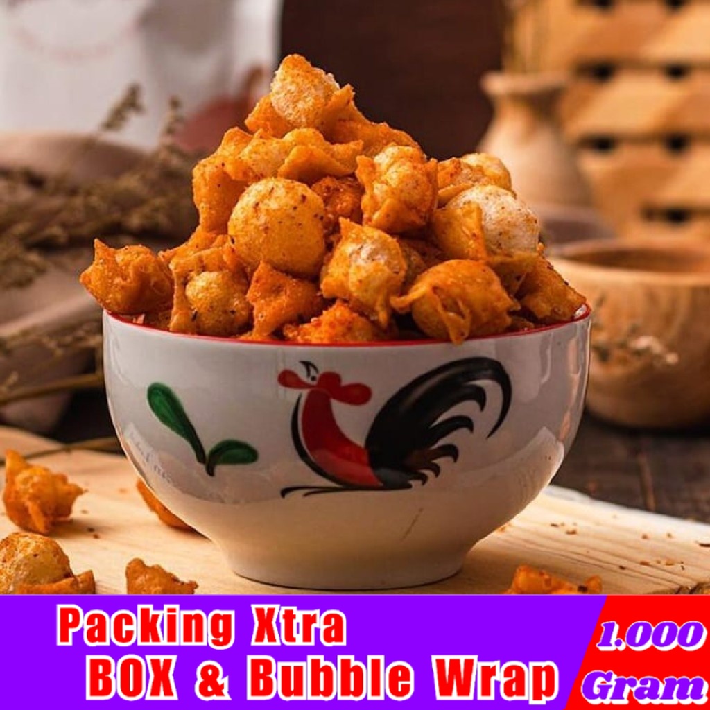 

[1Kg] Bisa COD Siomay Kering BALADO / Somay Kering Mini - Hufaida Snack snack kiloan