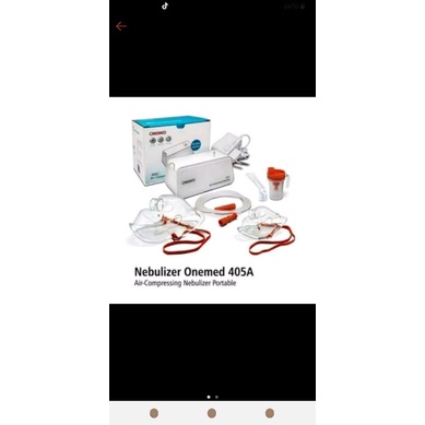 ONEMED NEBULIZER / UAP PERNAFASAN ALAT UAP SECOND FREE CAIRAN NEBULES 4 BIJI