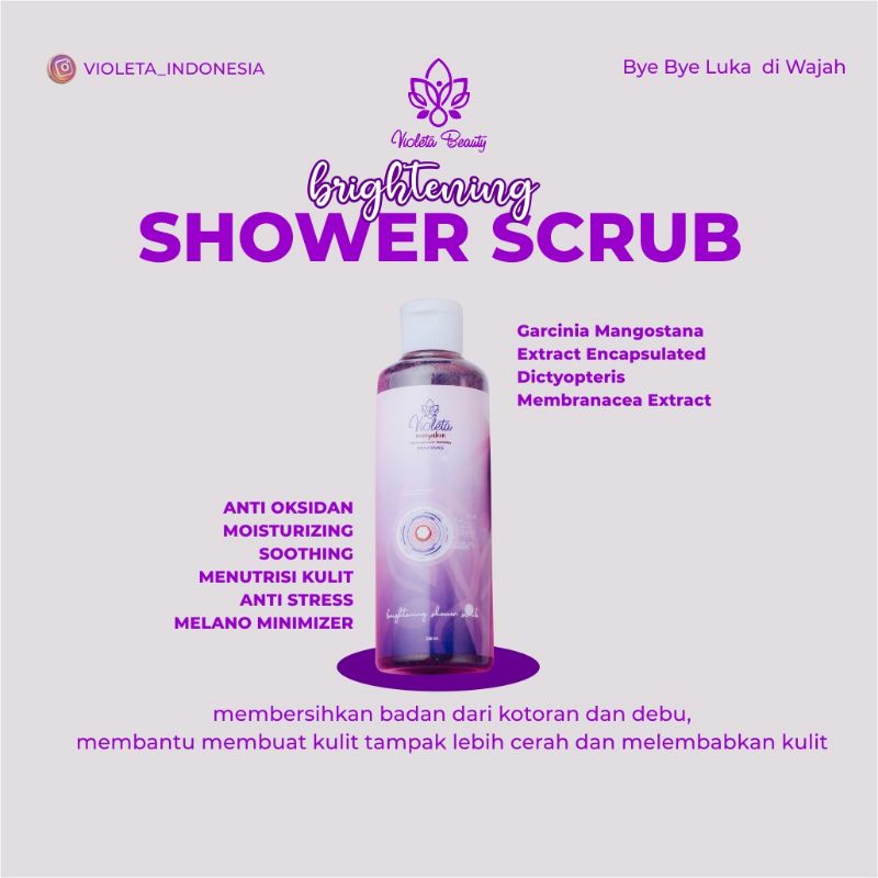 SHOWER SCRUB VIOLETA BEAUTY