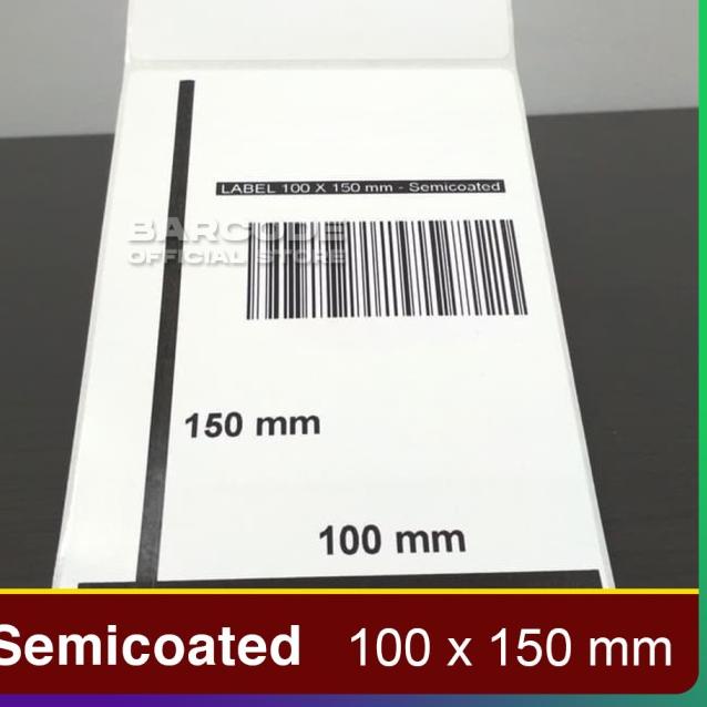 

☋ LABEL STICKER SEMICOATED BARE 100mm X 150mm CARGO A6 RESI ONLINE ➣