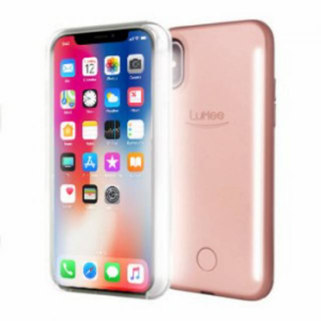 Lumee Selfie DUO LED Light Case for iPhone X