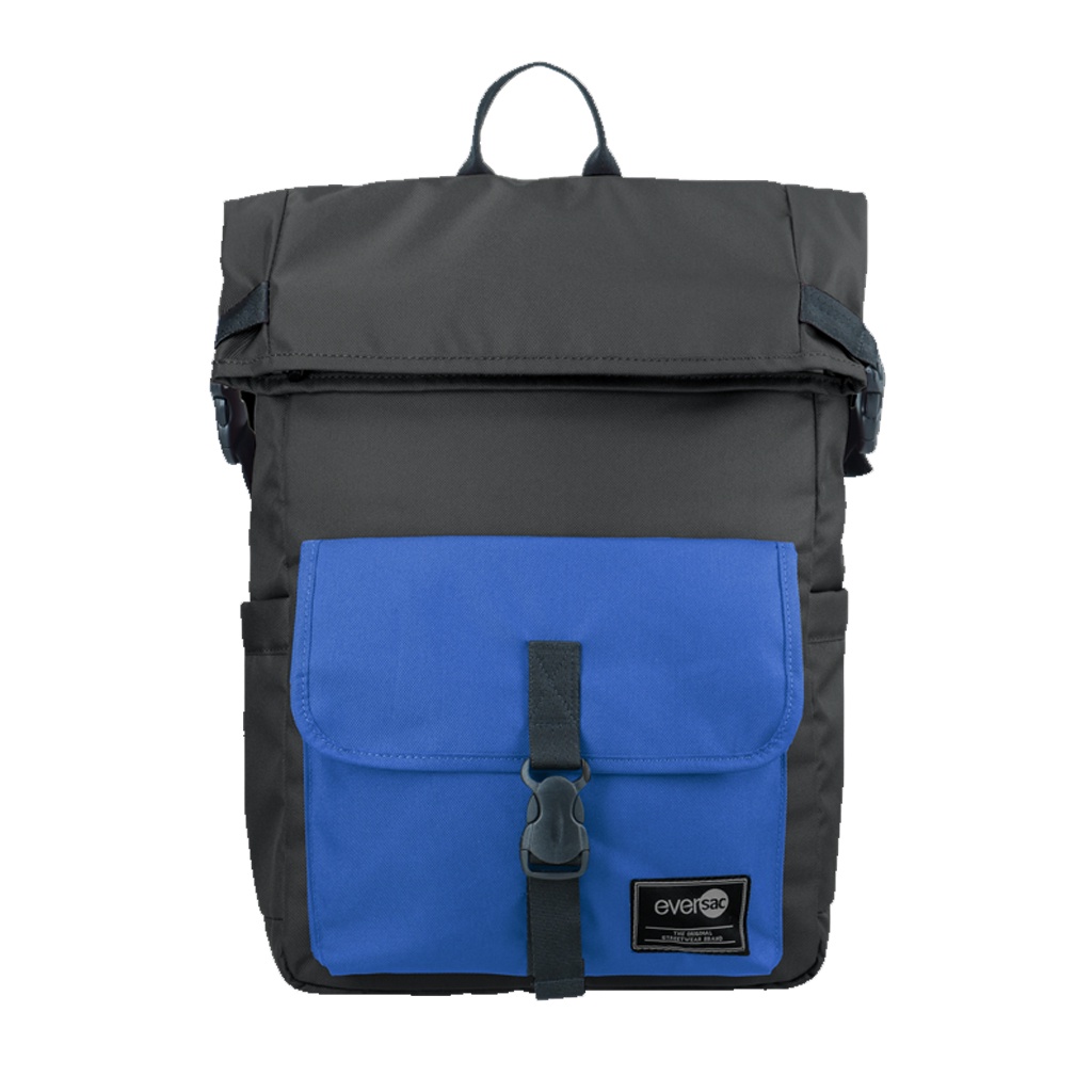 Gramedia Bali - Eversac Logan Backpack Black Blue