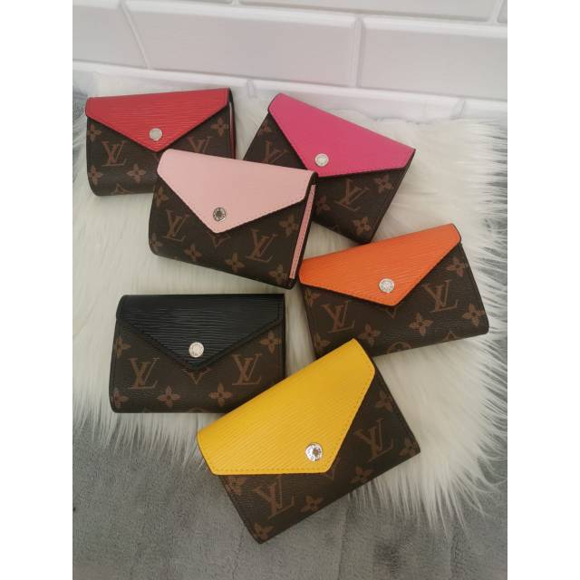 Dompet lv emilie epi leather / epi leather short wallet / lv emilie wallet / lv emilie mini wallet