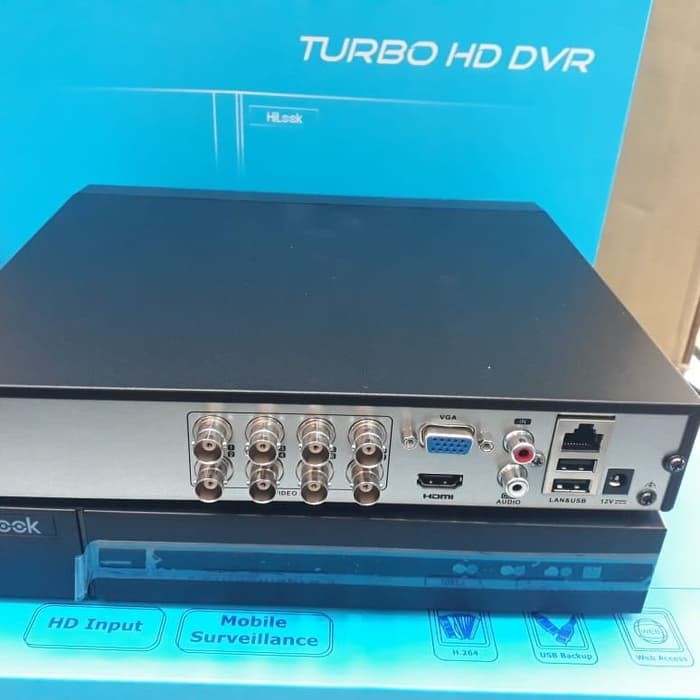 Paket kamera cctv 8ch 4mp ultra 4k hilook turbo hd komplit