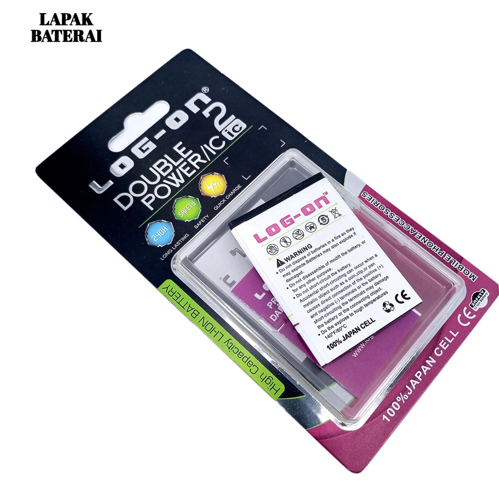 (promo) LOG - ON Baterai everCOSS A28 - batre CROSS A28 battery ORIGINAL