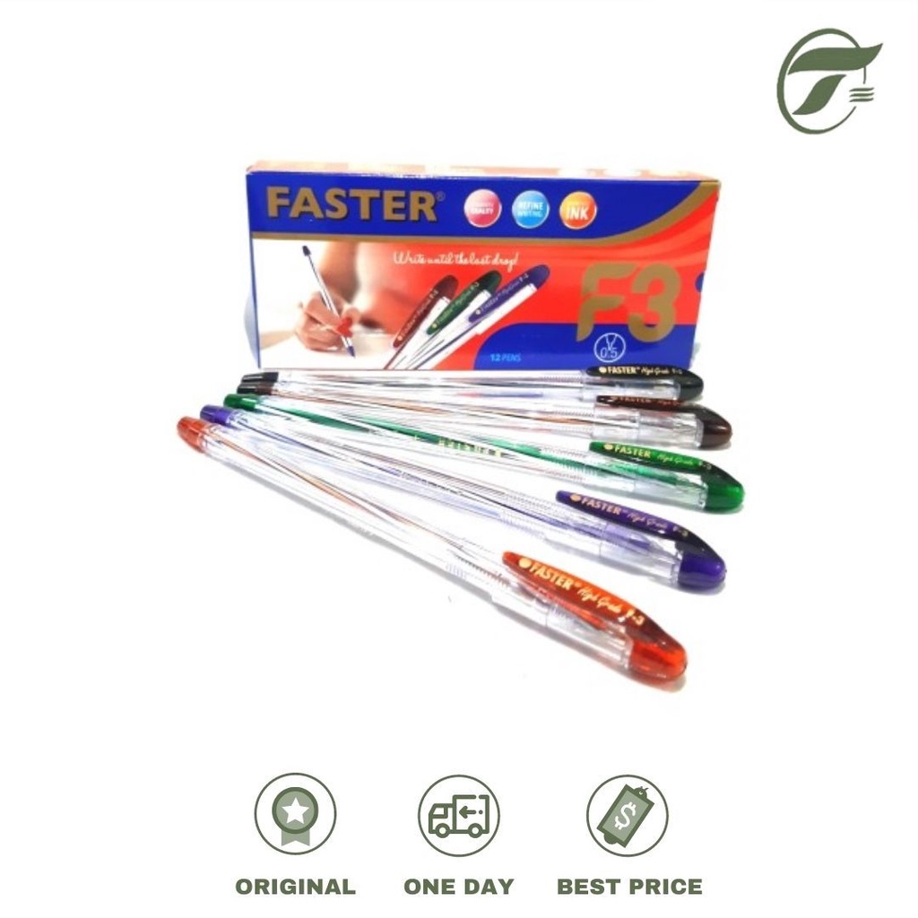 

BALLPEN F-3 ECER FASTER (BLACK)