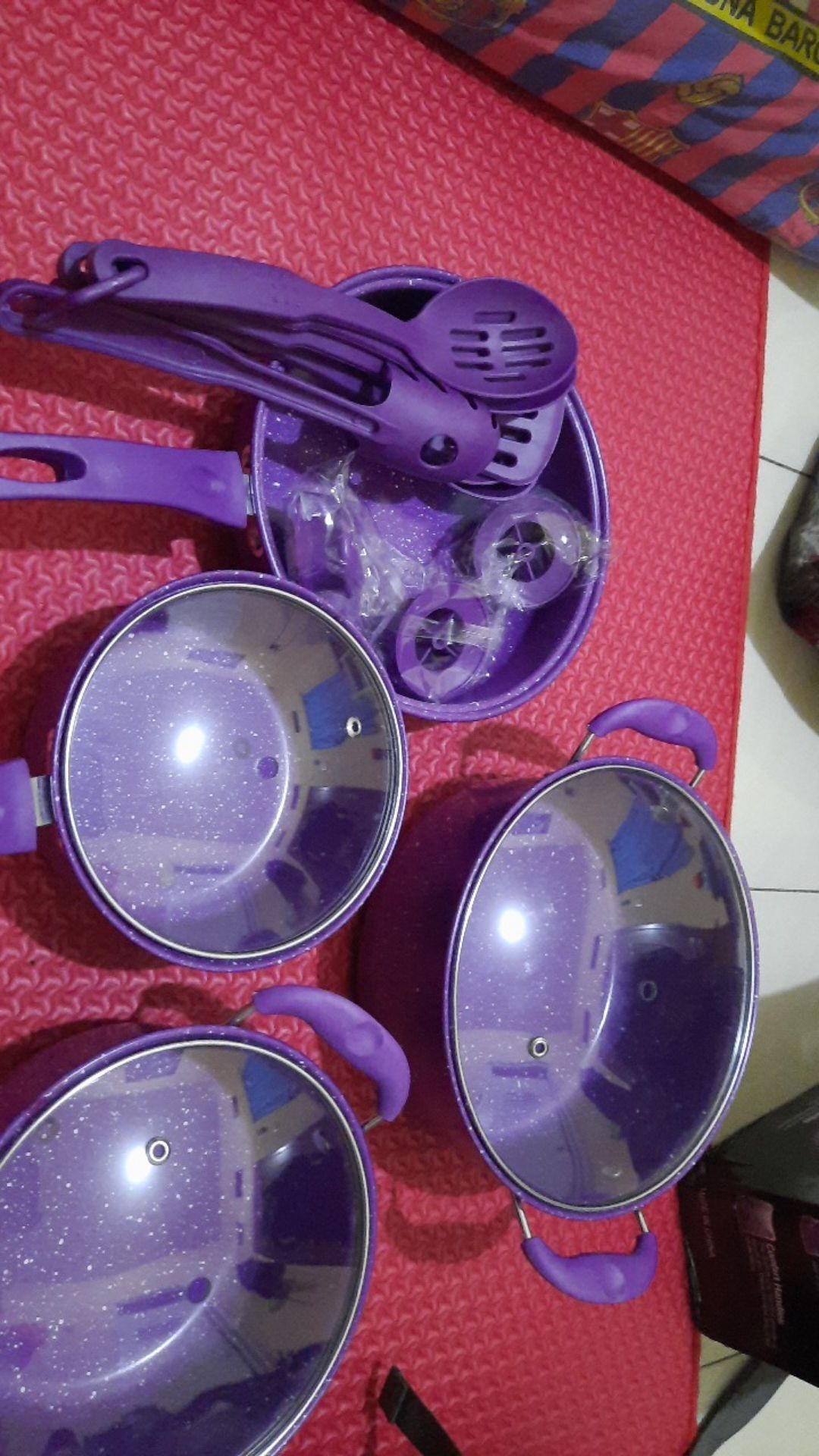 [serbu Murah] Panci Set 13 Cookware Tutup Kaca Serbaguna Termurah