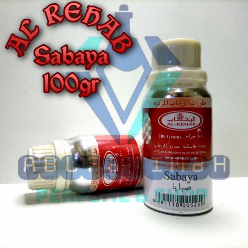 Parfum AL REHAB Sabaya 100 gram segel original saudi