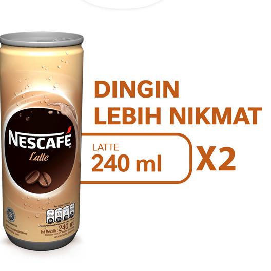 

10.10 Flash Sale NESCAFE Minuman Kopi Susu Kopi Kaleng Latte 240 ml x 2 pcs
