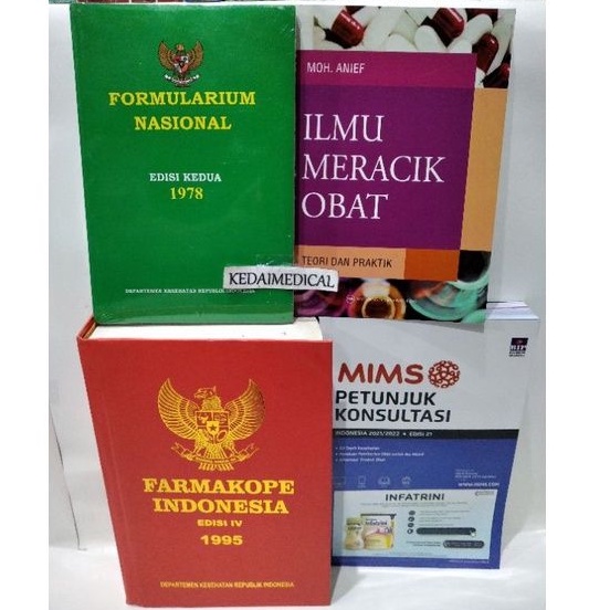 PAKET 4 BUKU FORNAS,IMO,MIMS Terbaru dan FI 4