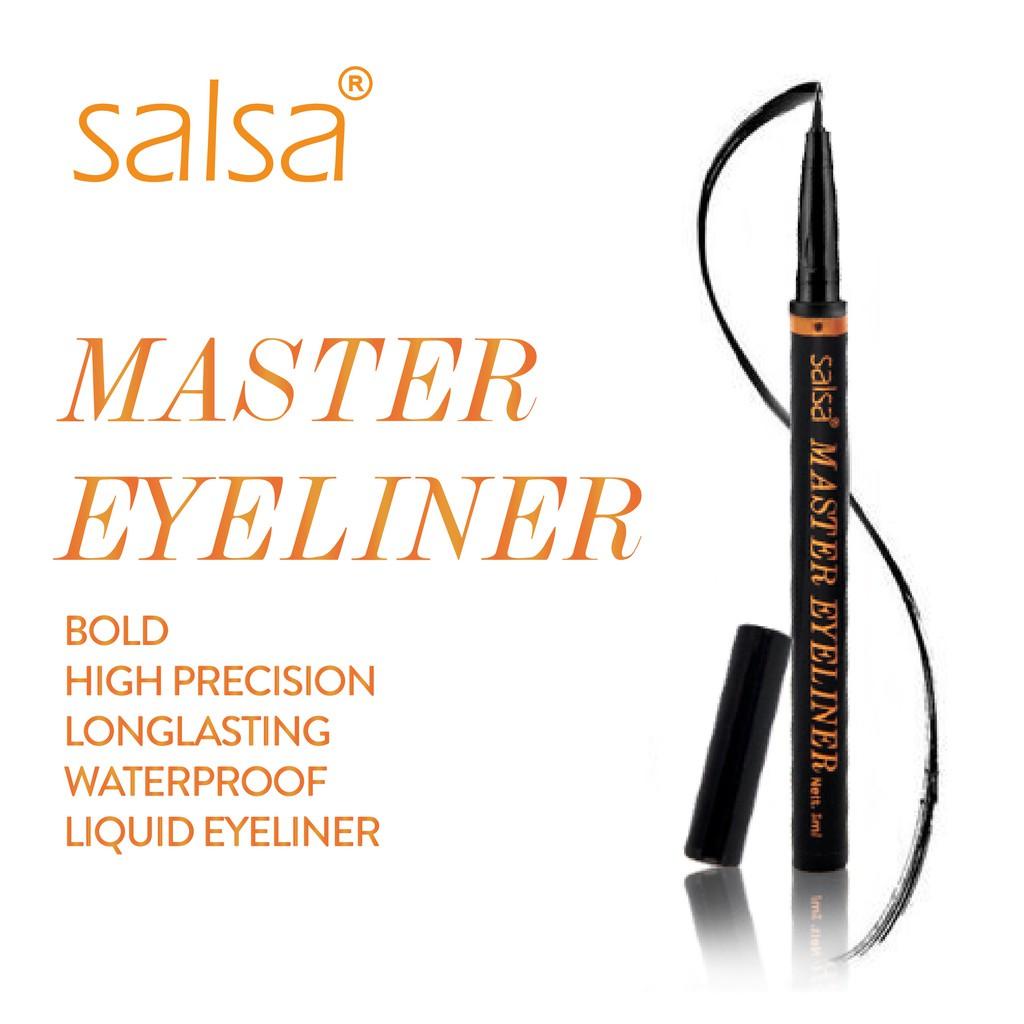 SALSA 2in 1 Hyperlash Eye Liner + Mascara 5gr | Master Eyeliner 5 mL 2 in 1 2in1 (KIM)