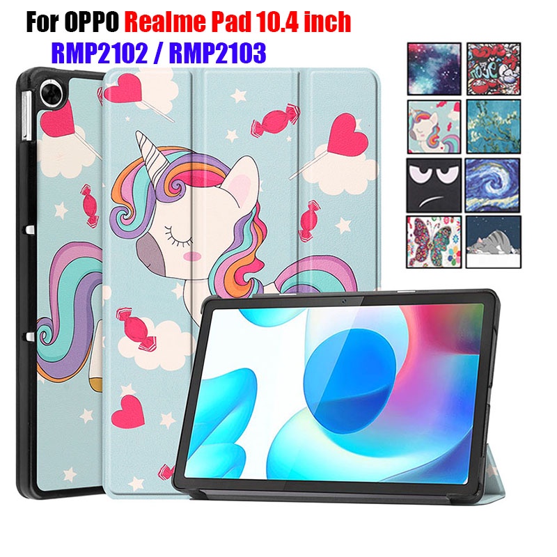 Case Tablet 10.4 inch RMP2102 RMP2103 Model Lipat Dapat Disesuaikan Untuk OPPO Realme Pad 10.4 inch