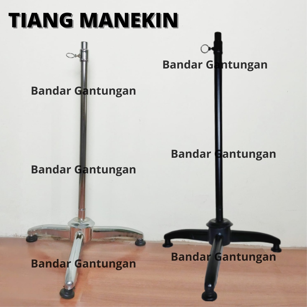 Kaki Besi Tiang Manekin Penyangga Manekin Dudukan Manekin Stand Besi Manekin - BH