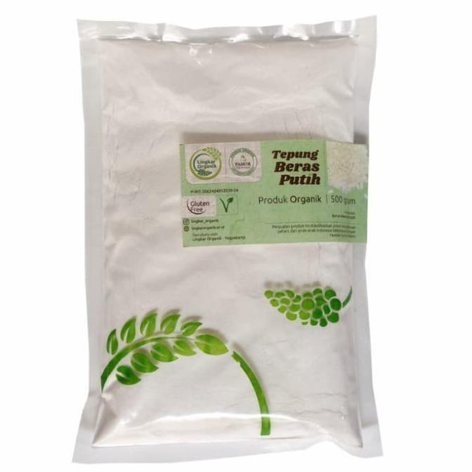 

Tepung Beras Putih Lingkar Organik 500gr / Mpasi / Organic