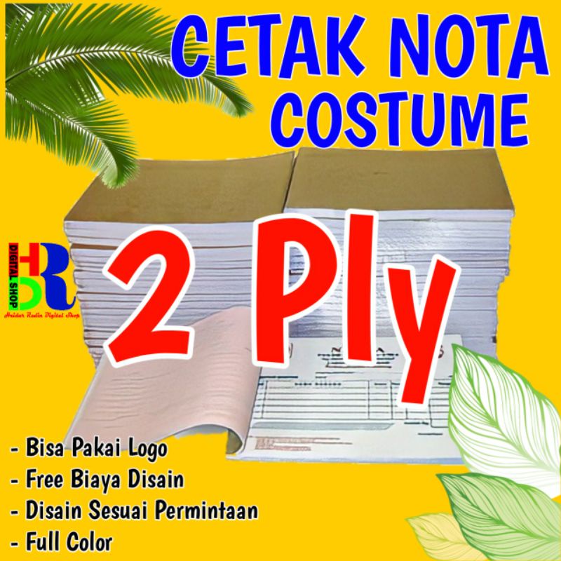 

Nota 2ply Costume 100 Rangakap Folio/F4