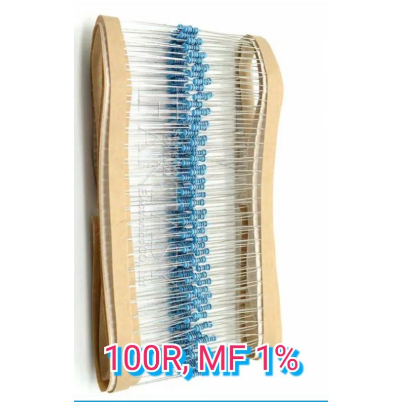 10pcs.100, ohm resistor original Metal film1/4. 1%