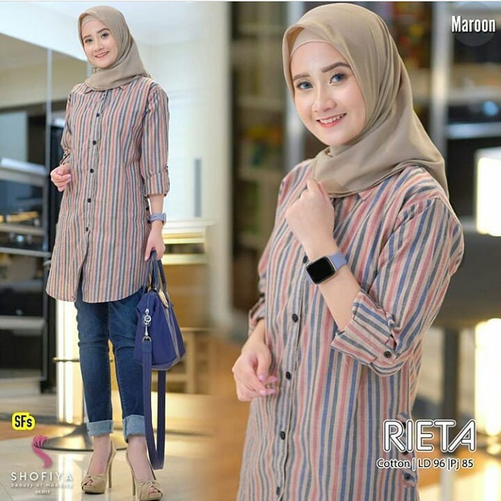 RIETTA TUNIK TERLARIS / TUNIK SALUR KEKINIAN