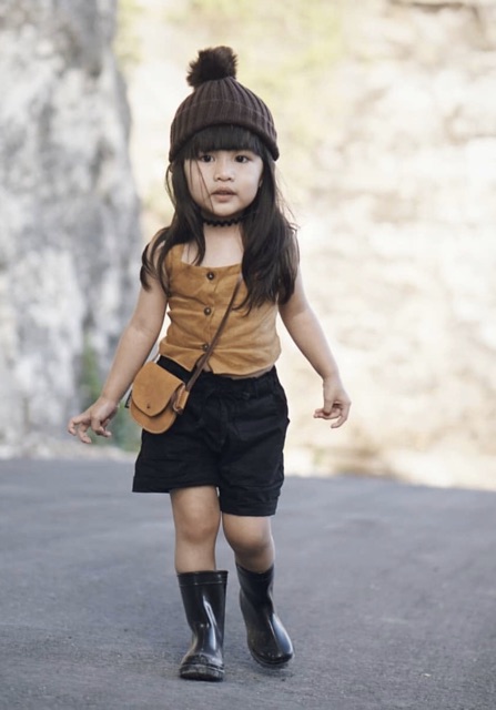 Celana pendek daily hotpant anak Size 2-7 tahun kids dan junior  candy pants nablfashion