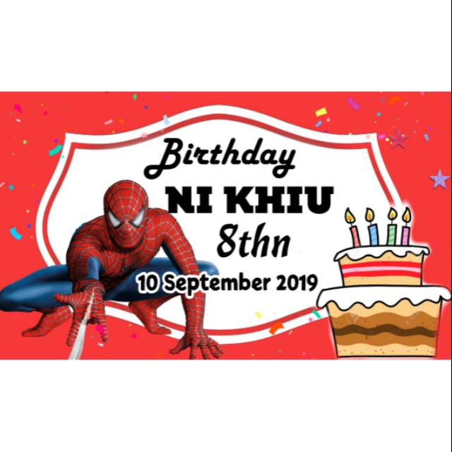 

(ISI 50)STICKER SOVENIR ULTAH