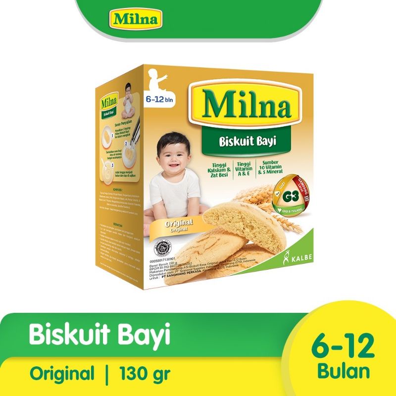 Milna Biskuit Bayi 6-12 Bulan