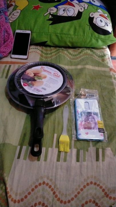 Maspion Teflon Fry Pan Set 2in1 18cm Dan 23cm - Frypan Wajan Murah