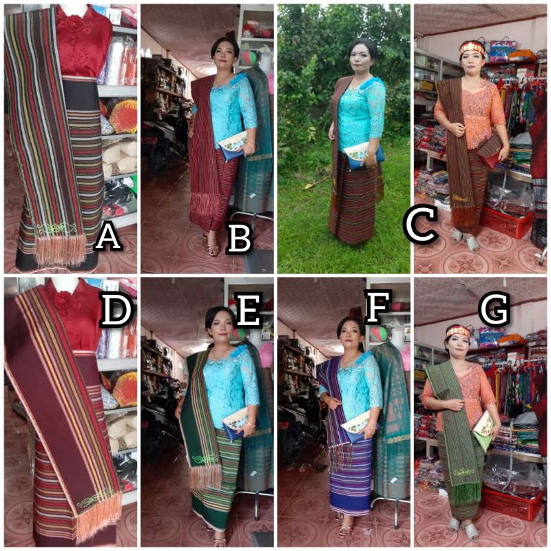 SONGKET ULOS MANGIRING SARUNG KAIN LILIT SELENDANG BORDIR TENUN ASLI MURAH BAWAHAN KEBAYA BATAK